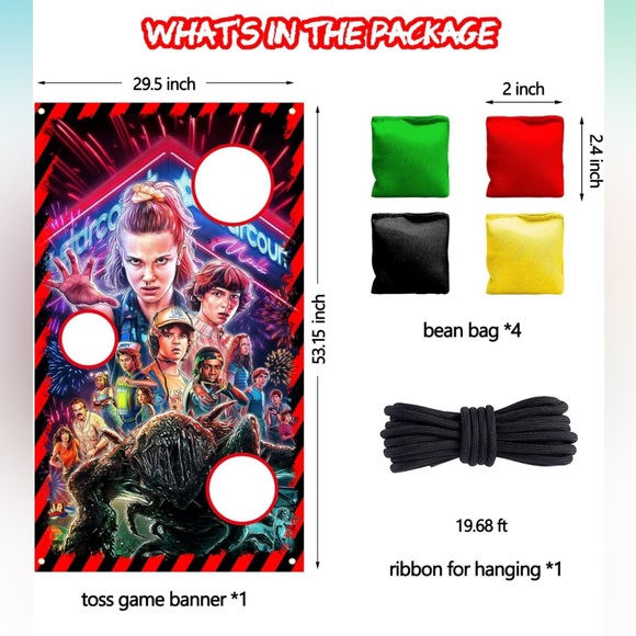 Stranger Things bean bag toss game - Picture 2 of 5